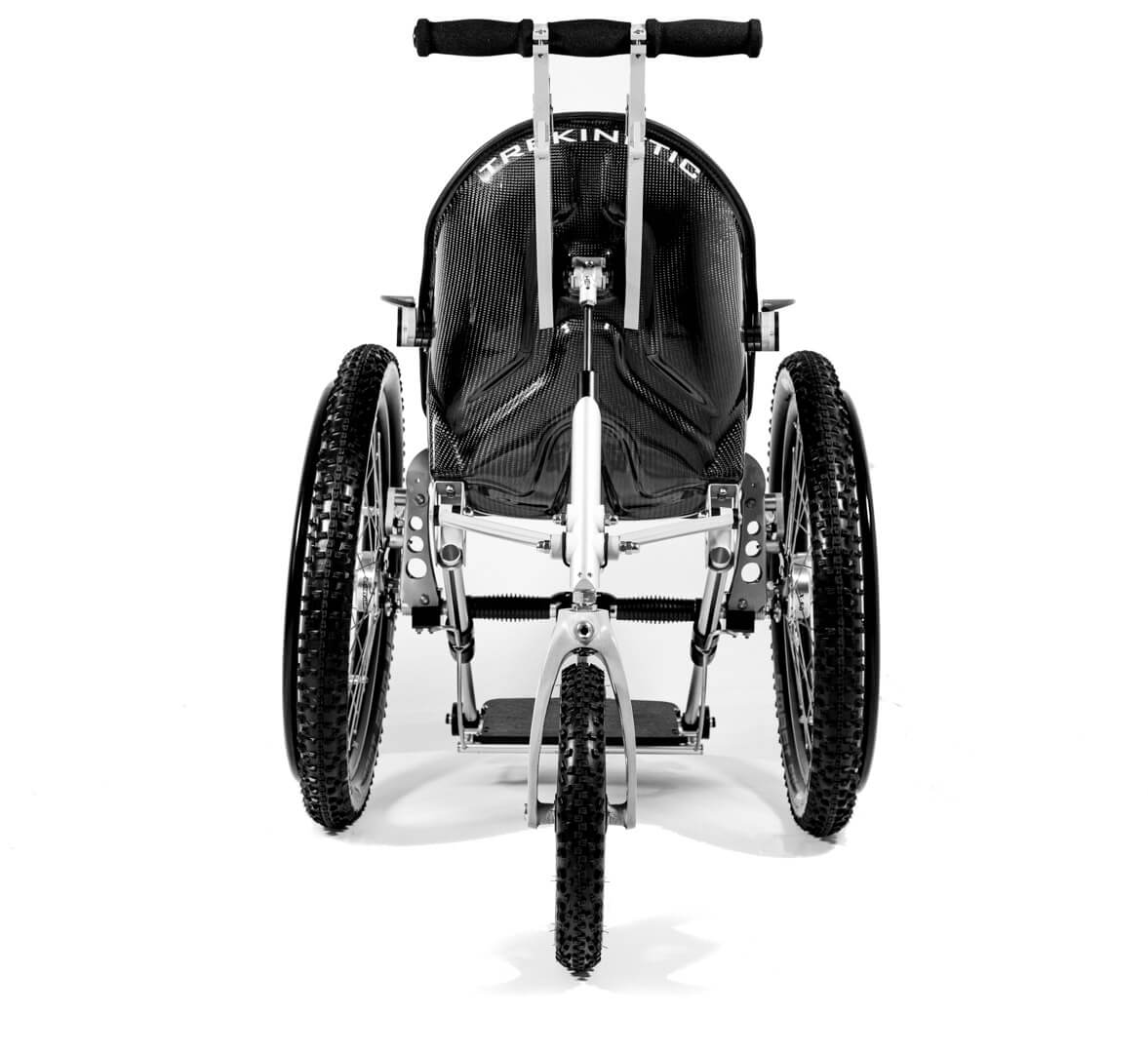 Trekinetic K2 off road wheelchair rear view