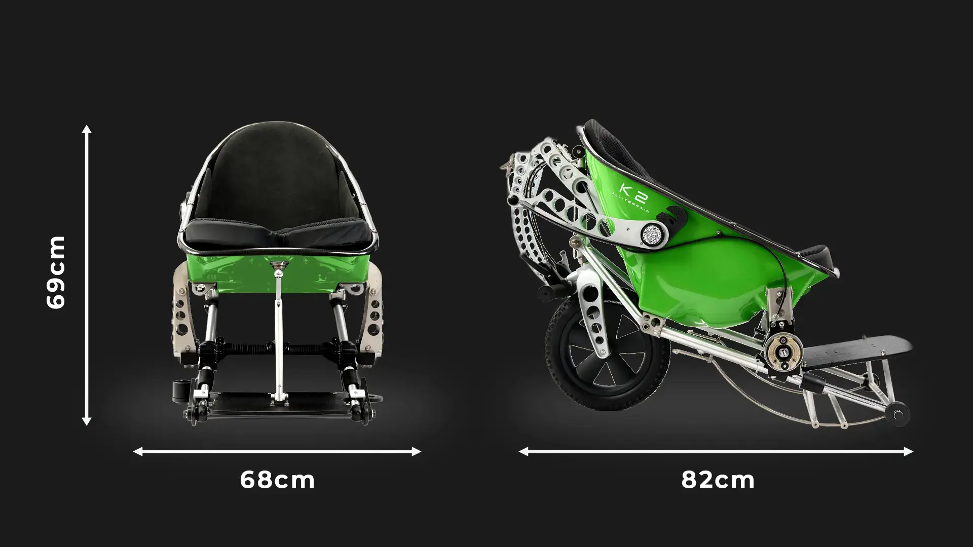 K2P1 19" Folded No Wheels