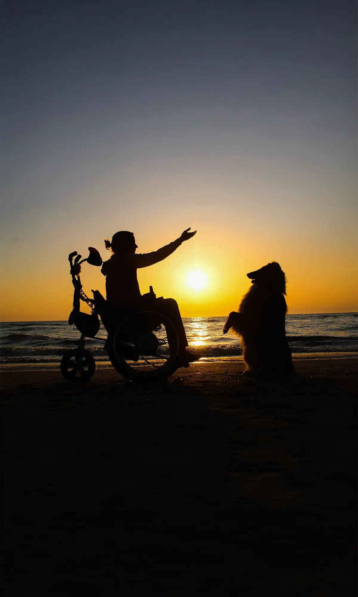 Trekinetic Wheelchair on rough terrain